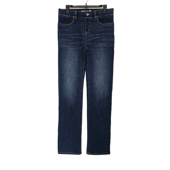 Women's - Betabrand Straight Leg 4-Pocket Yoga Denim Jeans, Size Medium Long - Picture 3 of 10